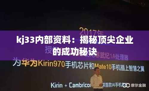 kj33内部资料:揭秘顶尖企业的成功秘诀
