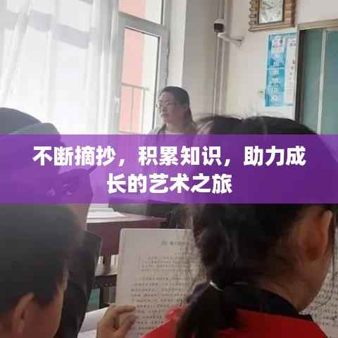 不断摘抄,积累知识,助力成长的艺术之旅