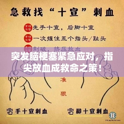 突发脑梗塞紧急应对,指尖放血成救命之策!