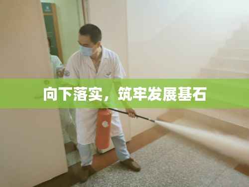 向下落实，筑牢发展基石