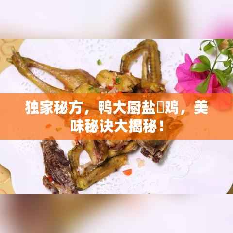独家秘方,鸭大厨盐焗鸡,美味秘诀大揭秘!